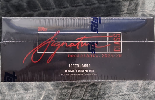 2025-26 Topps Signature Class Basketball – Mega Box