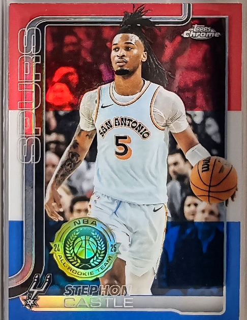 🔥 2025-26 Topps Chrome NBA RWB Refractors 🔥
