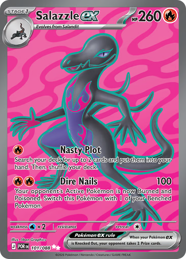 #101-SALAZZLE EX / Ultra Rare