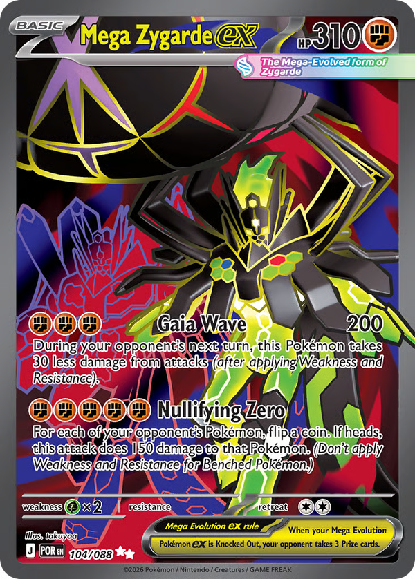 #104-MEGA ZYGARDE EX / Ultra Rare