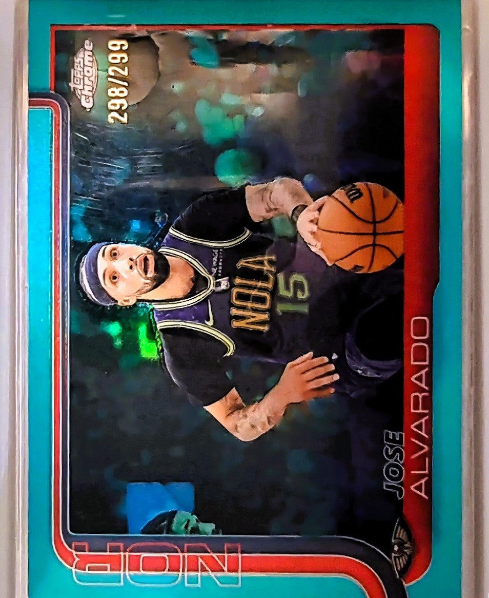 2025-26 Topps Chrome NBA Numbered Parallels