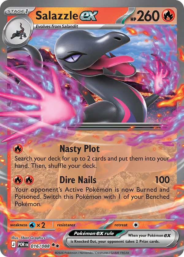 #16-SALAZZLE EX / Holo