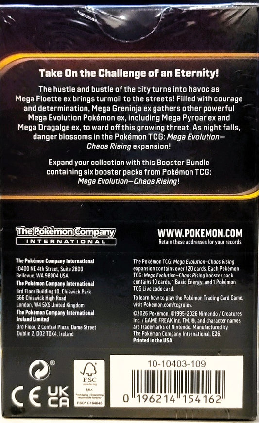 Pokémon Chaos Rising Booster Bundle