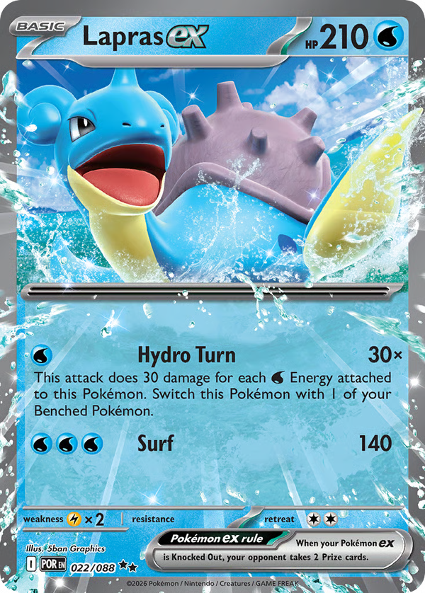 #22-LAPRAS EX / Holo