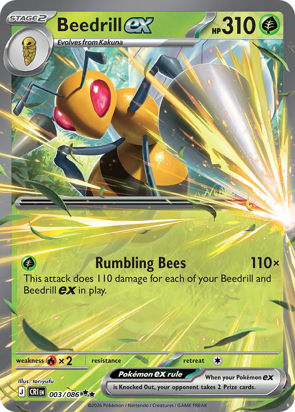 #3-BEEDRILL EX / Holo