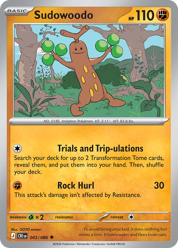 #43-SUDOWOODO / Basic