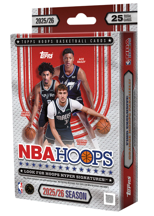 2025-26 Topps NBA Hoops Basketball Hanger Pack