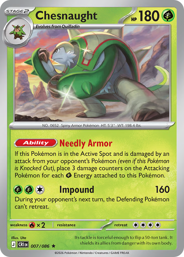 #7-CHESNAUGHT / Holo