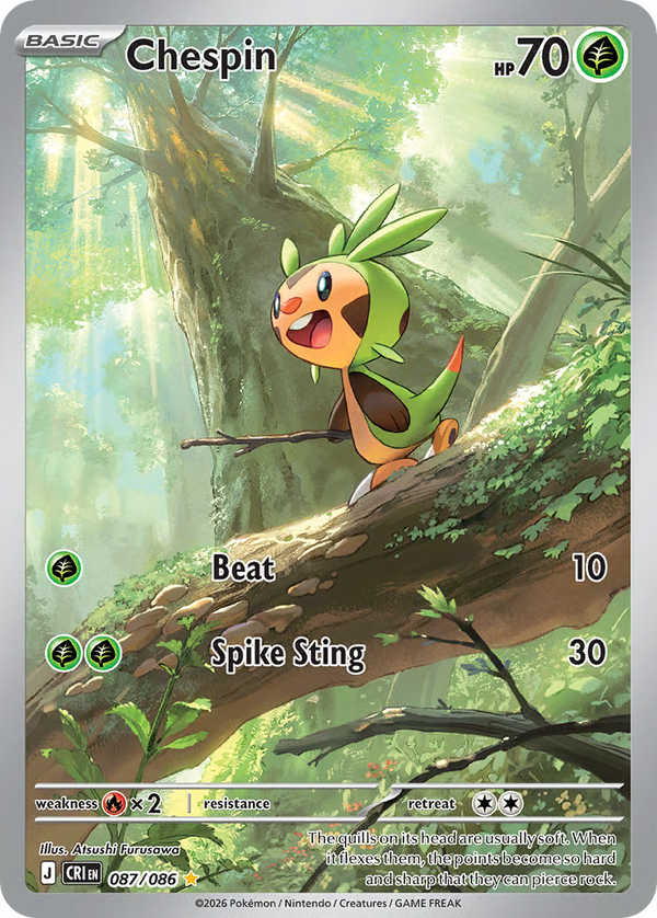 #87-CHESPIN / Illustration Rare