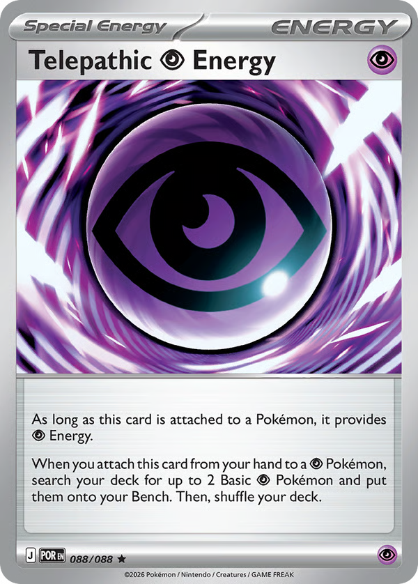 #88-TELEPATHIC PSYCHIC ENERGY / Holo