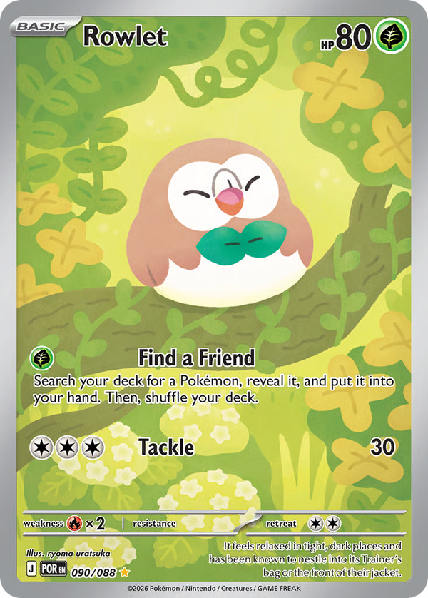 #90-ROWLET / Illustration Rare