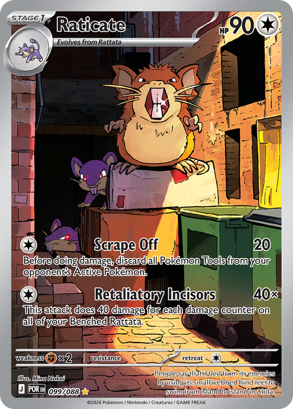 #99-RATICATE / Illustration Rare