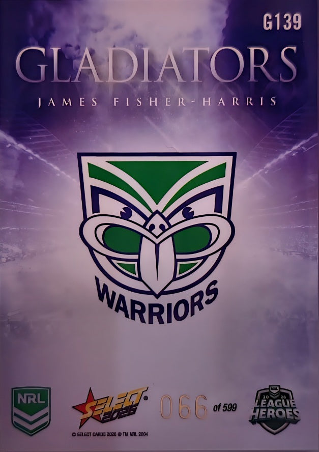 2026 NRL League Heroes – NUMBEREDS FROM VARIOUS SETS