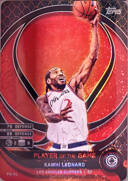 PLAYERS of the GAME Inserts