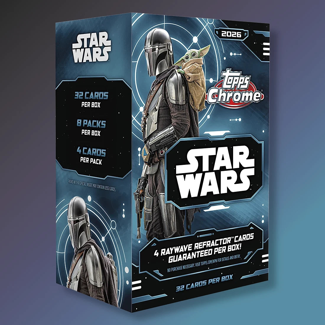 2026 Topps Chrome Star Wars – Value Box – Factory Sealed