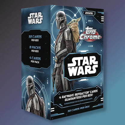 2026 Topps Chrome Star Wars – Value Box – Factory Sealed